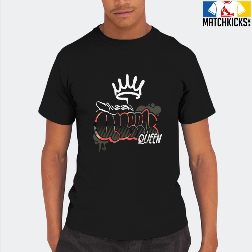 T-Shirt - Nike Dunk Low SE GS Sail Multi-Camo - Sneaker-Matching T-Shirt (QUEEN GRAF) 8 T-Shirt - Nike Dunk Low SE GS Sail Multi-Camo - Sneaker-Matching T-Shirt (QUEEN GRAF) - Image 6