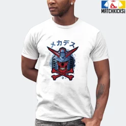 T-Shirt - Nike Dunk High Washed Denim Pack - Sneaker-Matching T-Shirt (MECH HEAD) -Nike Dunk shop online mockupGenerator 847