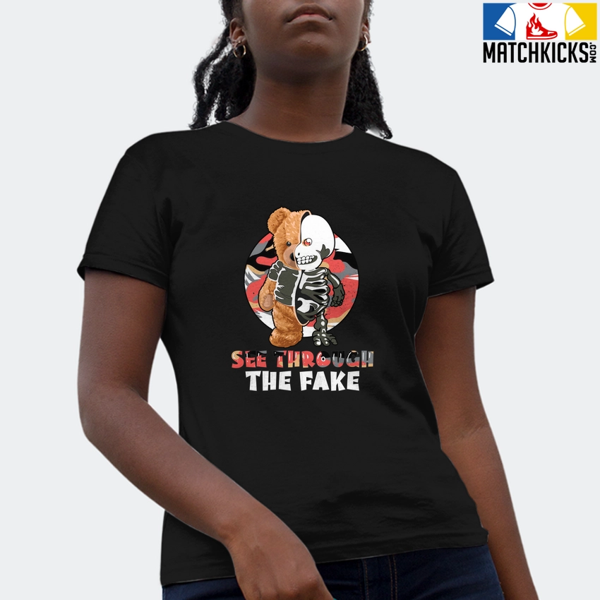 T-Shirt - Nike Dunk Low SE GS Sail Multi-Camo - Sneaker-Matching T-Shirt (See Through The Fake) 4 T-Shirt - Nike Dunk Low SE GS Sail Multi-Camo - Sneaker-Matching T-Shirt (See Through The Fake) - Image 2