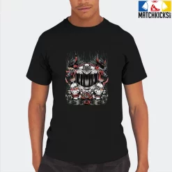 T-Shirt - Nike Dunk Low SE GS Sail Multi-Camo - Sneaker-Matching T-Shirt (ONI Mask) -Nike Dunk shop online mockupGenerator 8520