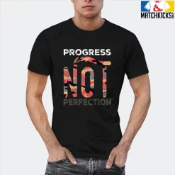 T-Shirt - Nike Dunk Low SE GS Sail Multi-Camo - Sneaker-Matching T-Shirt (Progress NOT Perfection) -Nike Dunk shop online mockupGenerator 8542