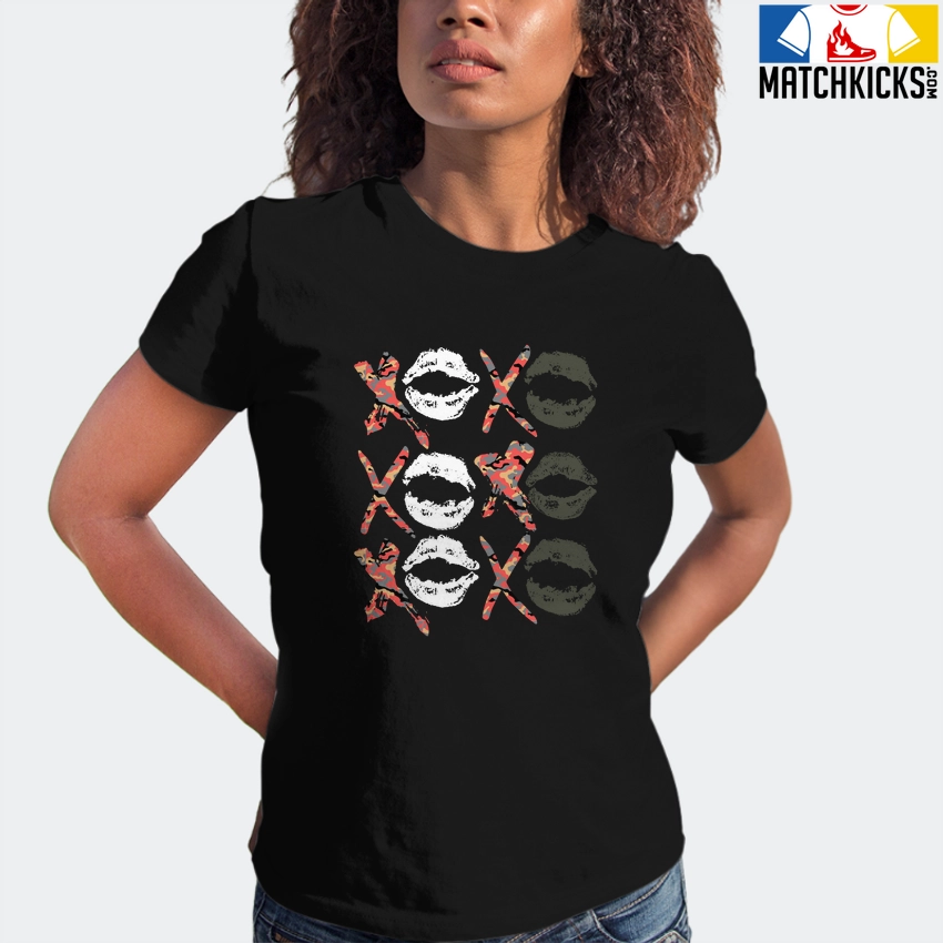 T-Shirt - Nike Dunk Low SE GS Sail Multi-Camo - Sneaker-Matching T-Shirt (XO Repeat) 6 T-Shirt - Nike Dunk Low SE GS Sail Multi-Camo - Sneaker-Matching T-Shirt (XO Repeat) - Image 4