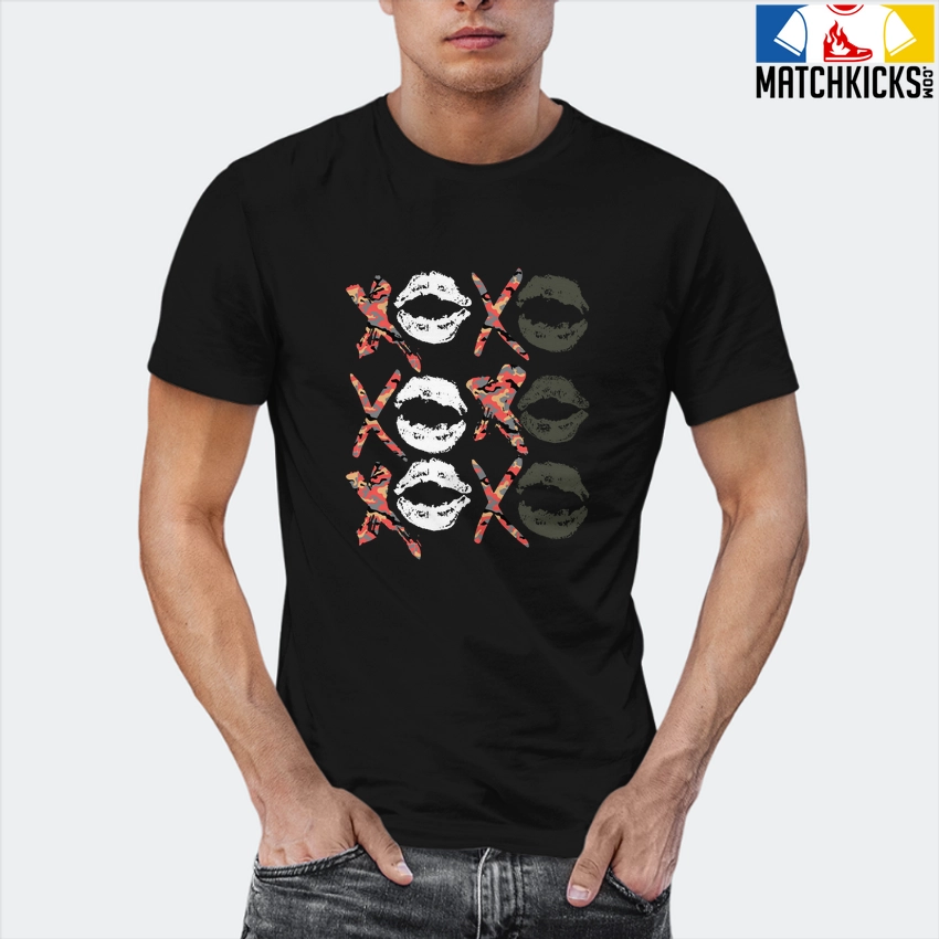 T-Shirt - Nike Dunk Low SE GS Sail Multi-Camo - Sneaker-Matching T-Shirt (XO Repeat) 12 T-Shirt - Nike Dunk Low SE GS Sail Multi-Camo - Sneaker-Matching T-Shirt (XO Repeat) - Image 10