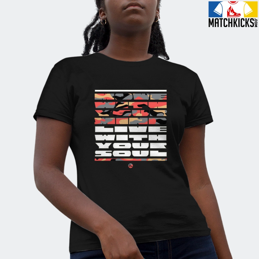 T-Shirt - Nike Dunk Low SE GS Sail Multi-Camo - Sneaker-Matching T-Shirt (MOVE And LIVE) 4 T-Shirt - Nike Dunk Low SE GS Sail Multi-Camo - Sneaker-Matching T-Shirt (MOVE And LIVE) - Image 2