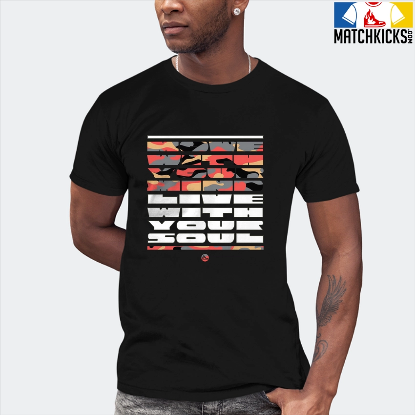 T-Shirt - Nike Dunk Low SE GS Sail Multi-Camo - Sneaker-Matching T-Shirt (MOVE And LIVE) 7 T-Shirt - Nike Dunk Low SE GS Sail Multi-Camo - Sneaker-Matching T-Shirt (MOVE And LIVE) - Image 5