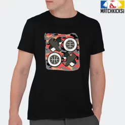 T-Shirt - Nike Dunk Low SE GS Sail Multi-Camo - Sneaker-Matching T-Shirt (XOXO Basketball) -Nike Dunk shop online mockupGenerator 8649