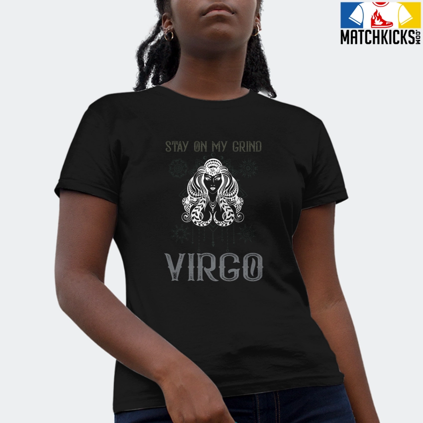 T-Shirt - Nike Dunk Low SE GS Sail Multi-Camo - Sneaker-Matching T-Shirt (Virgo Stay On My Grind) 4 T-Shirt - Nike Dunk Low SE GS Sail Multi-Camo - Sneaker-Matching T-Shirt (Virgo Stay On My Grind) - Image 2