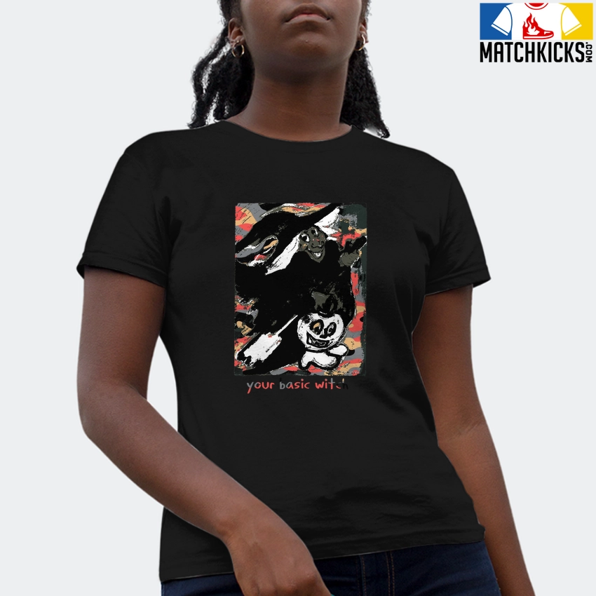 T-Shirt - Nike Dunk Low SE GS Sail Multi-Camo - Sneaker-Matching T-Shirt (your Basic Witch) 4 T-Shirt - Nike Dunk Low SE GS Sail Multi-Camo - Sneaker-Matching T-Shirt (your Basic Witch) - Image 2