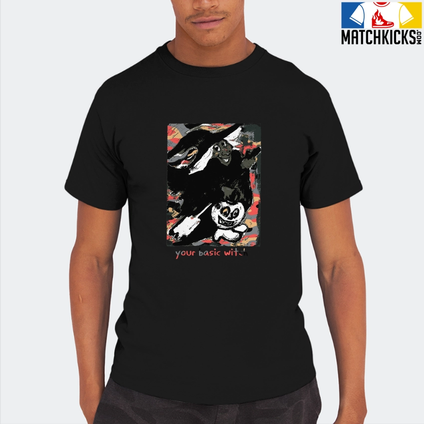 T-Shirt - Nike Dunk Low SE GS Sail Multi-Camo - Sneaker-Matching T-Shirt (your Basic Witch) 8 T-Shirt - Nike Dunk Low SE GS Sail Multi-Camo - Sneaker-Matching T-Shirt (your Basic Witch) - Image 6