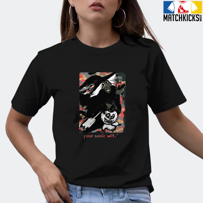 T-Shirt - Nike Dunk Low SE GS Sail Multi-Camo - Sneaker-Matching T-Shirt (your Basic Witch) 9 T-Shirt - Nike Dunk Low SE GS Sail Multi-Camo - Sneaker-Matching T-Shirt (your Basic Witch) - Image 7