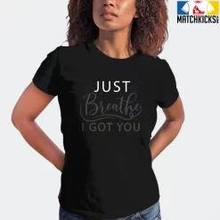 T-Shirt - Nike Dunk Low SE GS Sail Multi-Camo - Sneaker-Matching T-Shirt (Just Breathe) -Nike Dunk shop online mockupGenerator 8689