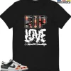 T-Shirt - Nike Dunk Low SE GS Sail Multi-Camo - Sneaker-Matching T-Shirt (RIP Love) -Nike Dunk shop online mockupGenerator 8771