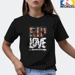 T-Shirt - Nike Dunk Low SE GS Sail Multi-Camo - Sneaker-Matching T-Shirt (RIP Love) -Nike Dunk shop online mockupGenerator 8776