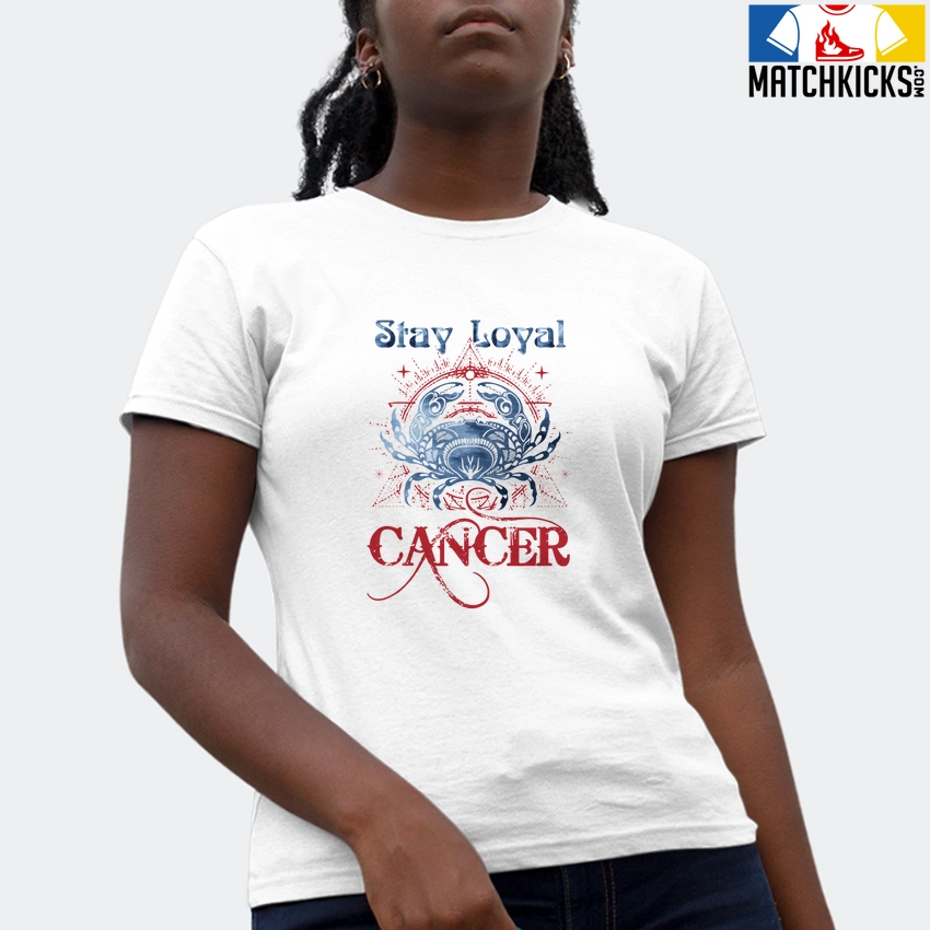 T-Shirt - Nike Dunk High Washed Denim Pack - Sneaker-Matching T-Shirt (Cancer Stay Loyal) 4 T-Shirt - Nike Dunk High Washed Denim Pack - Sneaker-Matching T-Shirt (Cancer Stay Loyal) - Image 2