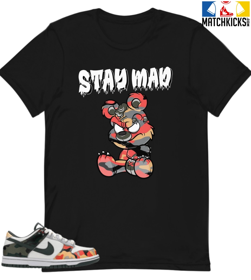 T-Shirt - Nike Dunk Low SE GS Sail Multi-Camo - Sneaker-Matching T-Shirt (STAY MAD) 3 T-Shirt - Nike Dunk Low SE GS Sail Multi-Camo - Sneaker-Matching T-Shirt (STAY MAD)
