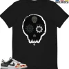 T-Shirt - Nike Dunk Low SE GS Sail Multi-Camo - Sneaker-Matching T-Shirt (Halloween Skull) -Nike Dunk shop online mockupGenerator 8978