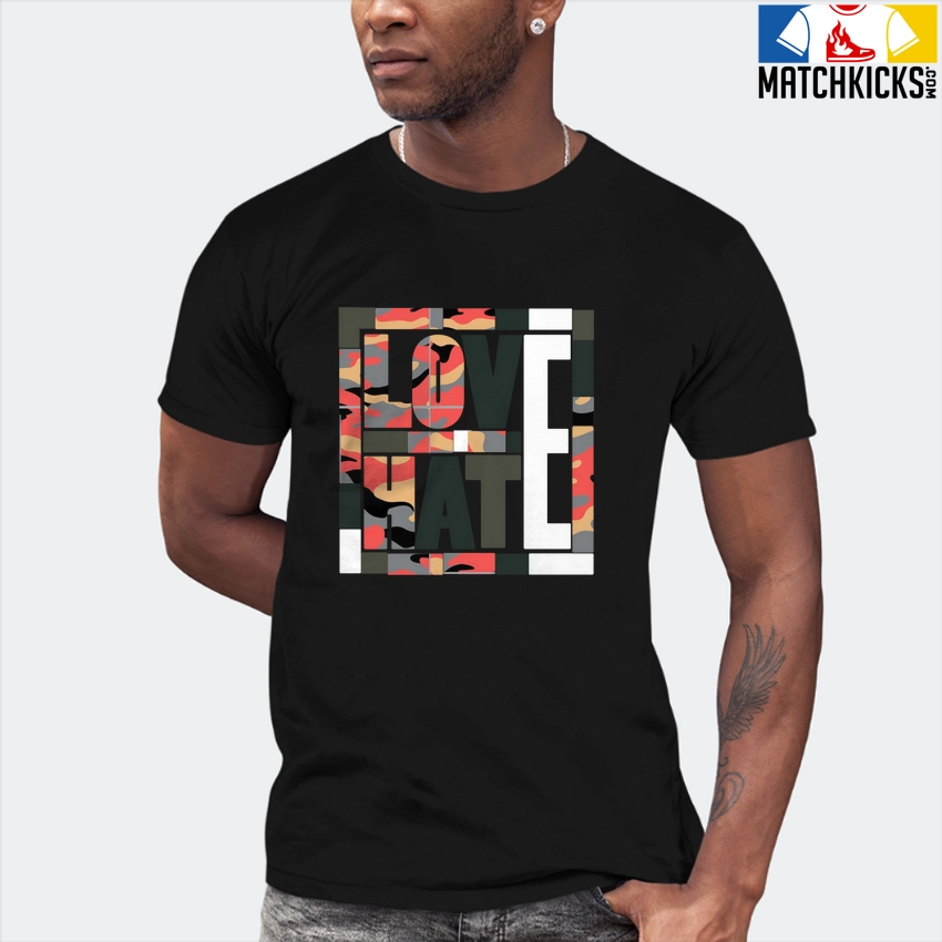 T-Shirt - Nike Dunk Low SE GS Sail Multi-Camo - Sneaker-Matching T-Shirt (Love Over Hate) 7 T-Shirt - Nike Dunk Low SE GS Sail Multi-Camo - Sneaker-Matching T-Shirt (Love Over Hate) - Image 5