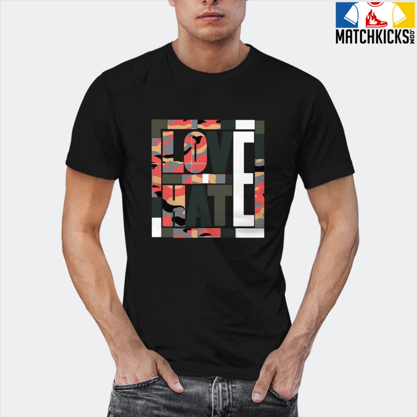 T-Shirt - Nike Dunk Low SE GS Sail Multi-Camo - Sneaker-Matching T-Shirt (Love Over Hate) 12 T-Shirt - Nike Dunk Low SE GS Sail Multi-Camo - Sneaker-Matching T-Shirt (Love Over Hate) - Image 10