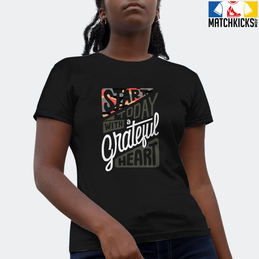 T-Shirt - Nike Dunk Low SE GS Sail Multi-Camo - Sneaker-Matching T-Shirt (Stay Grateful) 4 T-Shirt - Nike Dunk Low SE GS Sail Multi-Camo - Sneaker-Matching T-Shirt (Stay Grateful) - Image 2