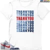 T-Shirt - Nike Dunk High Washed Denim Pack - Sneaker-Matching T-Shirt (Thank You) -Nike Dunk shop online mockupGenerator 90