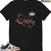 T-Shirt - Nike Dunk Low SE GS Sail Multi-Camo - Sneaker-Matching T-Shirt (The Queen) -Nike Dunk shop online mockupGenerator 9014
