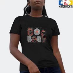 T-Shirt - Nike Dunk Low SE GS Sail Multi-Camo - Sneaker-Matching T-Shirt (80's Baby) -Nike Dunk shop online mockupGenerator 9069