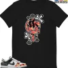 T-Shirt - Nike Dunk Low SE GS Sail Multi-Camo - Sneaker-Matching T-Shirt (Melty Face) -Nike Dunk shop online mockupGenerator 9077