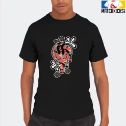 T-Shirt - Nike Dunk Low SE GS Sail Multi-Camo - Sneaker-Matching T-Shirt (Melty Face) -Nike Dunk shop online mockupGenerator 9081