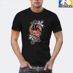 T-Shirt - Nike Dunk Low SE GS Sail Multi-Camo - Sneaker-Matching T-Shirt (Melty Face) -Nike Dunk shop online mockupGenerator 9085