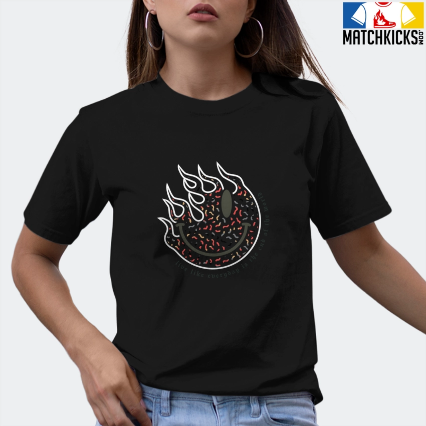 T-Shirt - Nike Dunk Low SE GS Sail Multi-Camo - Sneaker-Matching T-Shirt (Keep Smiling) 9 T-Shirt - Nike Dunk Low SE GS Sail Multi-Camo - Sneaker-Matching T-Shirt (Keep Smiling) - Image 7