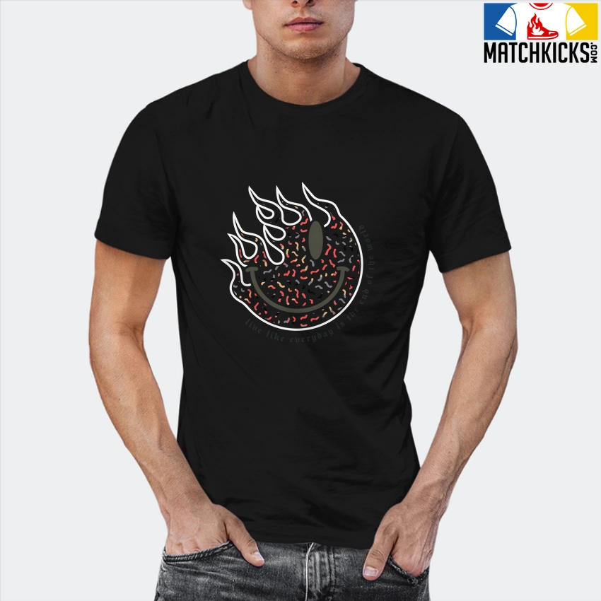 T-Shirt - Nike Dunk Low SE GS Sail Multi-Camo - Sneaker-Matching T-Shirt (Keep Smiling) 12 T-Shirt - Nike Dunk Low SE GS Sail Multi-Camo - Sneaker-Matching T-Shirt (Keep Smiling) - Image 10