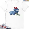 T-Shirt - Nike Dunk High Washed Denim Pack - Sneaker-Matching T-Shirt (GOAT MONEY) -Nike Dunk shop online mockupGenerator 916
