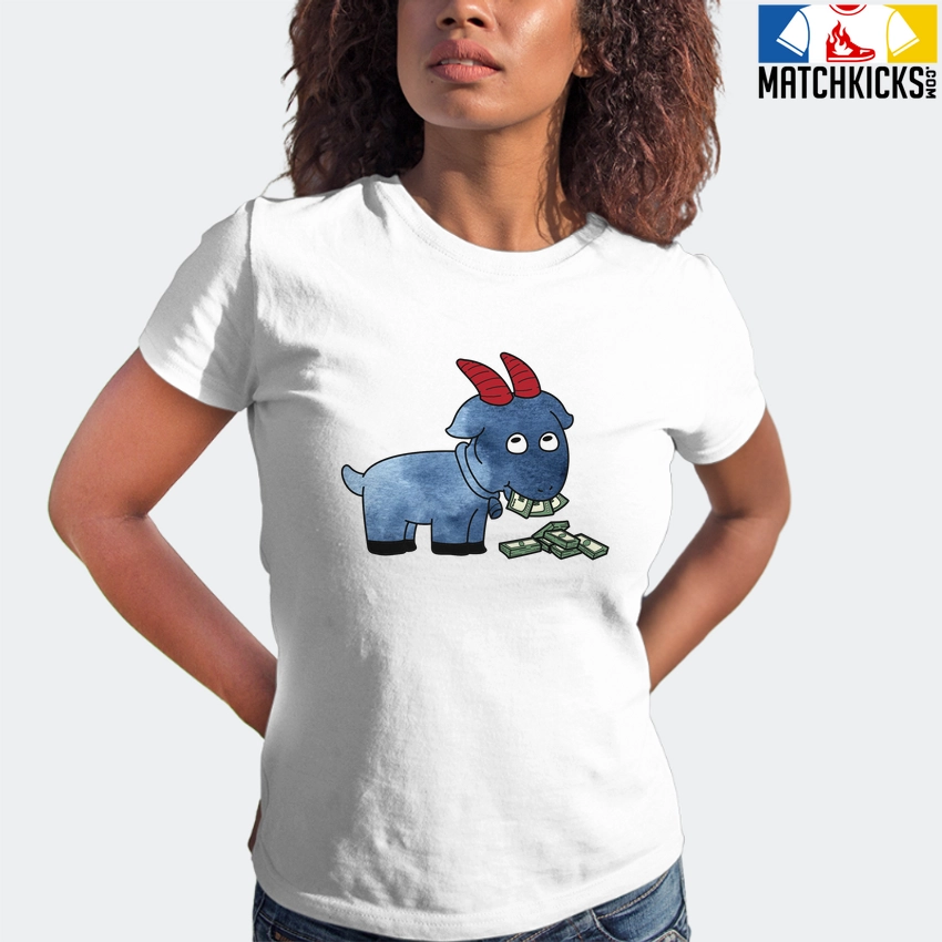 T-Shirt - Nike Dunk High Washed Denim Pack - Sneaker-Matching T-Shirt (GOAT MONEY) 6 T-Shirt - Nike Dunk High Washed Denim Pack - Sneaker-Matching T-Shirt (GOAT MONEY) - Image 4