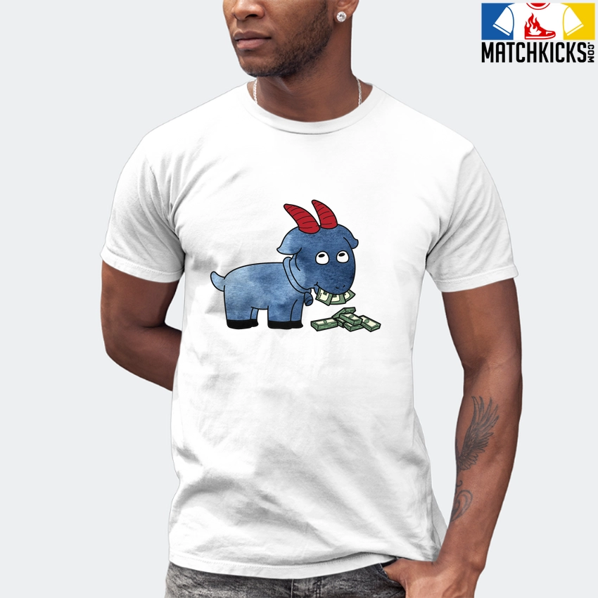 T-Shirt - Nike Dunk High Washed Denim Pack - Sneaker-Matching T-Shirt (GOAT MONEY) 7 T-Shirt - Nike Dunk High Washed Denim Pack - Sneaker-Matching T-Shirt (GOAT MONEY) - Image 5