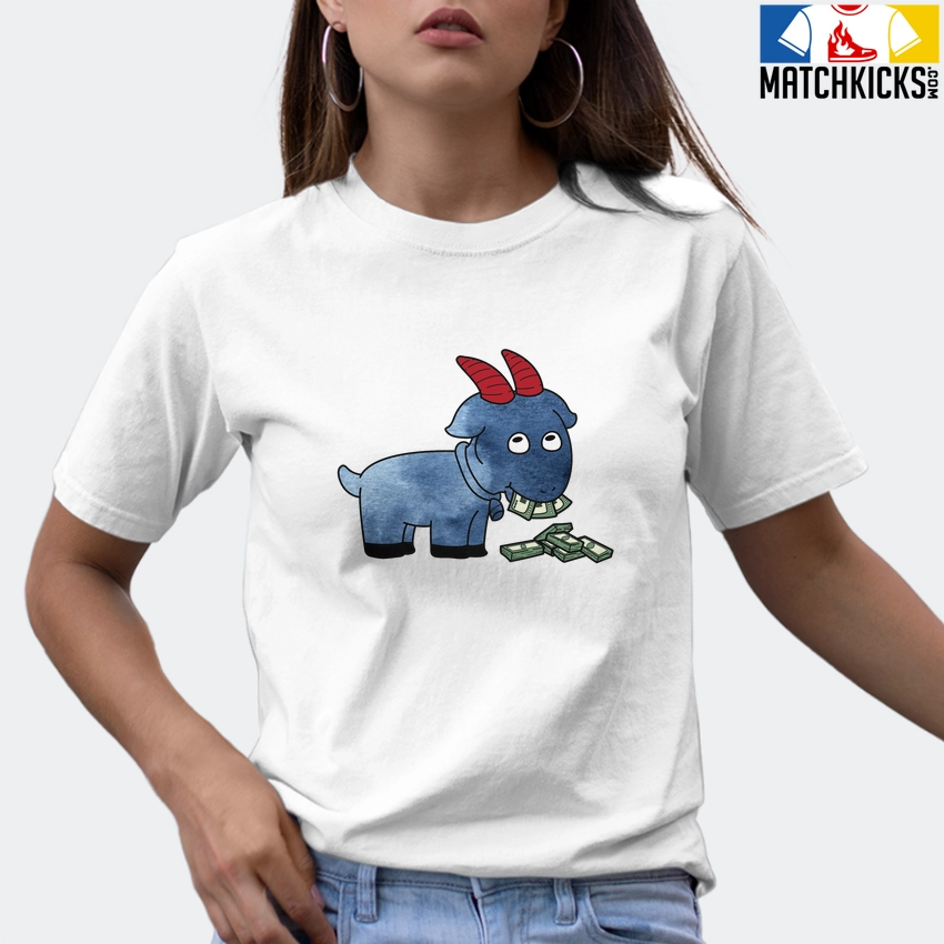 T-Shirt - Nike Dunk High Washed Denim Pack - Sneaker-Matching T-Shirt (GOAT MONEY) 9 T-Shirt - Nike Dunk High Washed Denim Pack - Sneaker-Matching T-Shirt (GOAT MONEY) - Image 7