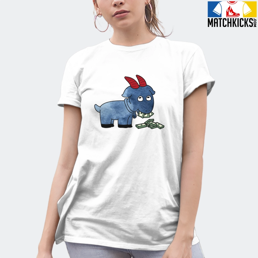 T-Shirt - Nike Dunk High Washed Denim Pack - Sneaker-Matching T-Shirt (GOAT MONEY) 10 T-Shirt - Nike Dunk High Washed Denim Pack - Sneaker-Matching T-Shirt (GOAT MONEY) - Image 8