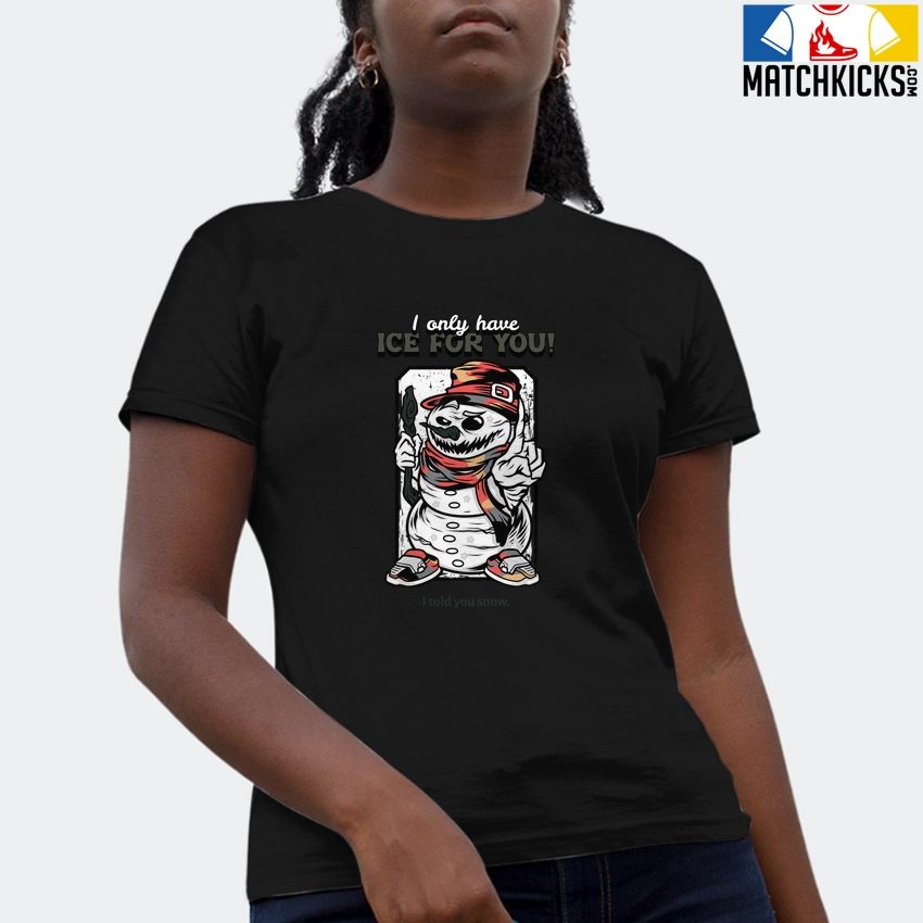 T-Shirt - Nike Dunk Low SE GS Sail Multi-Camo - Sneaker-Matching T-Shirt (Snowman Ice For You) 4 T-Shirt - Nike Dunk Low SE GS Sail Multi-Camo - Sneaker-Matching T-Shirt (Snowman Ice For You) - Image 2