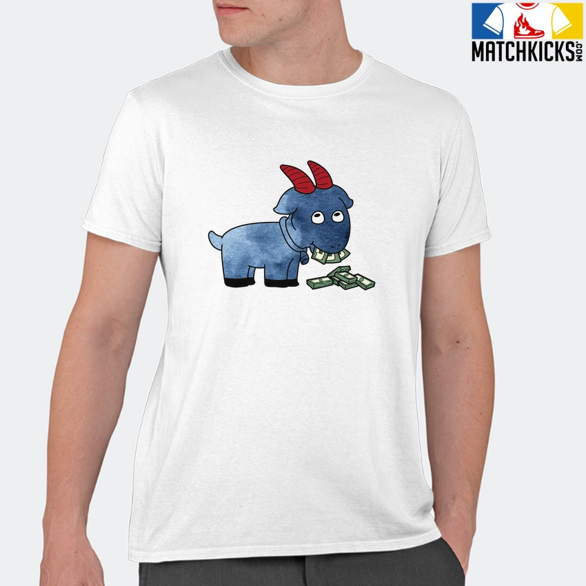 T-Shirt - Nike Dunk High Washed Denim Pack - Sneaker-Matching T-Shirt (GOAT MONEY) 11 T-Shirt - Nike Dunk High Washed Denim Pack - Sneaker-Matching T-Shirt (GOAT MONEY) - Image 9