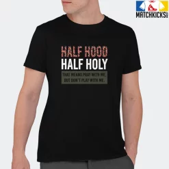 T-Shirt - Nike Dunk Low SE GS Sail Multi-Camo - Sneaker-Matching T-Shirt (Half Hood Half Holy) -Nike Dunk shop online mockupGenerator 9237