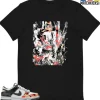 T-Shirt - Nike Dunk Low SE GS Sail Multi-Camo - Sneaker-Matching T-Shirt (Abstract Flower)
