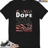T-Shirt - Nike Dunk Low SE GS Sail Multi-Camo - Sneaker-Matching T-Shirt (DOPE SOUL) -Nike Dunk shop online mockupGenerator 9320