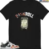 T-Shirt - Nike Dunk Low SE GS Sail Multi-Camo - Sneaker-Matching T-Shirt (BANKROLL) -Nike Dunk shop online mockupGenerator 9410