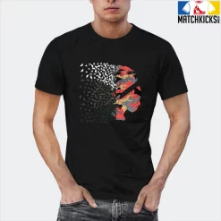 T-Shirt - Nike Dunk Low SE GS Sail Multi-Camo - Sneaker-Matching T-Shirt (Butterfly Lady) -Nike Dunk shop online mockupGenerator 9436