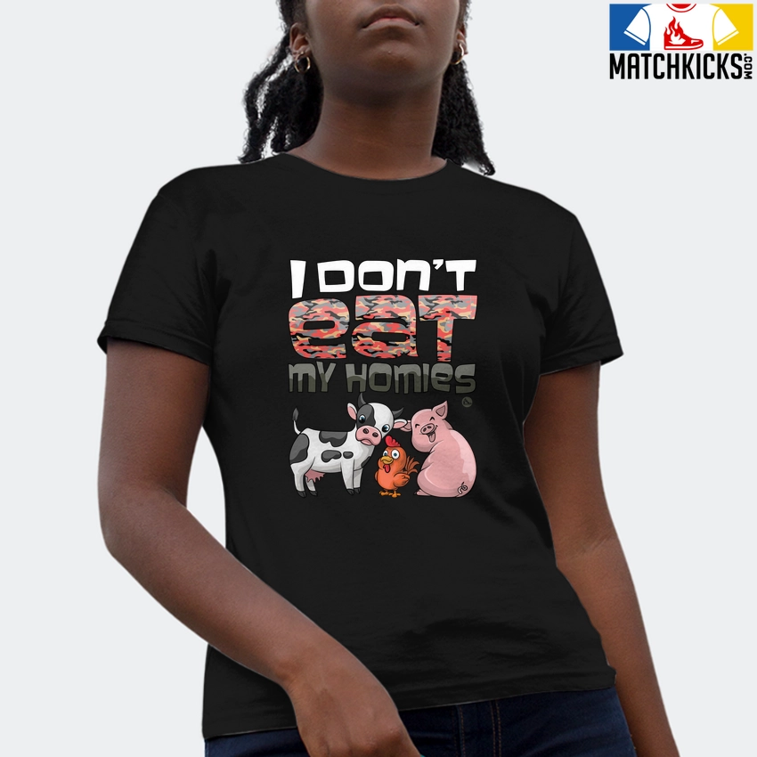 T-Shirt - Nike Dunk Low SE GS Sail Multi-Camo - Sneaker-Matching T-Shirt (I Don't Eat My Homies) 4 T-Shirt - Nike Dunk Low SE GS Sail Multi-Camo - Sneaker-Matching T-Shirt (I Don't Eat My Homies) - Image 2