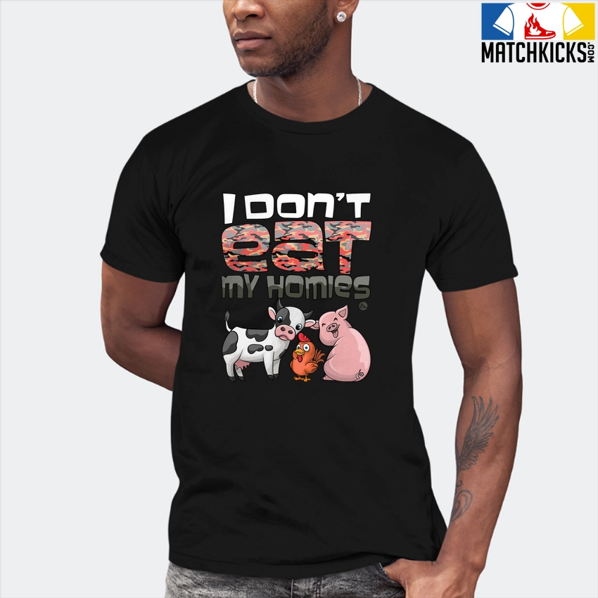 T-Shirt - Nike Dunk Low SE GS Sail Multi-Camo - Sneaker-Matching T-Shirt (I Don't Eat My Homies) 7 T-Shirt - Nike Dunk Low SE GS Sail Multi-Camo - Sneaker-Matching T-Shirt (I Don't Eat My Homies) - Image 5