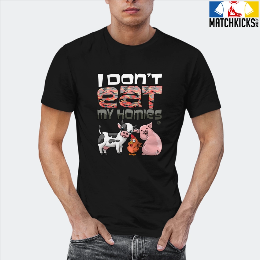 T-Shirt - Nike Dunk Low SE GS Sail Multi-Camo - Sneaker-Matching T-Shirt (I Don't Eat My Homies) 12 T-Shirt - Nike Dunk Low SE GS Sail Multi-Camo - Sneaker-Matching T-Shirt (I Don't Eat My Homies) - Image 10