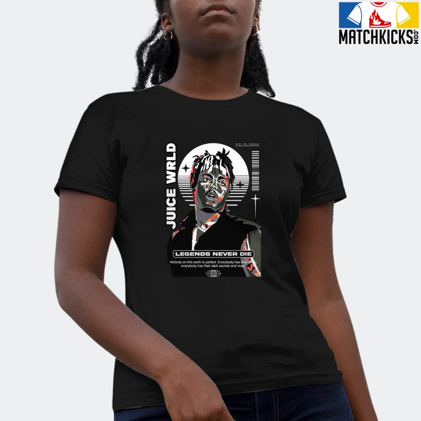 T-Shirt - Nike Dunk Low SE GS Sail Multi-Camo - Sneaker-Matching T-Shirt (Juice Wrld) 4 T-Shirt - Nike Dunk Low SE GS Sail Multi-Camo - Sneaker-Matching T-Shirt (Juice Wrld) - Image 2