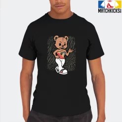 T-Shirt - Nike Dunk Low SE GS Sail Multi-Camo - Sneaker-Matching T-Shirt (Match Kicks Sexy Bear) -Nike Dunk shop online mockupGenerator 9495