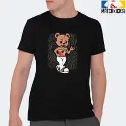 T-Shirt - Nike Dunk Low SE GS Sail Multi-Camo - Sneaker-Matching T-Shirt (Match Kicks Sexy Bear) -Nike Dunk shop online mockupGenerator 9498