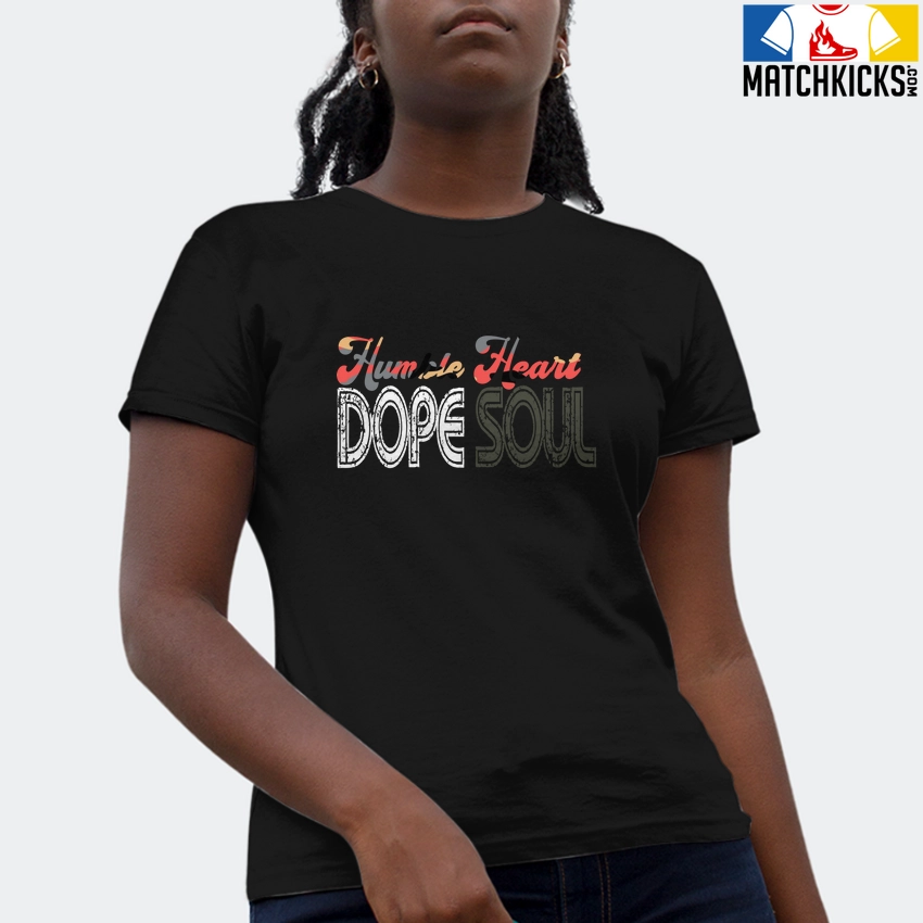 T-Shirt - Nike Dunk Low SE GS Sail Multi-Camo - Sneaker-Matching T-Shirt (Humble Heart DOPE SOUL (Grunge Style)) 4 T-Shirt - Nike Dunk Low SE GS Sail Multi-Camo - Sneaker-Matching T-Shirt (Humble Heart DOPE SOUL (Grunge Style)) - Image 2